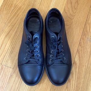 Lanvin Sneakers Black Leather
